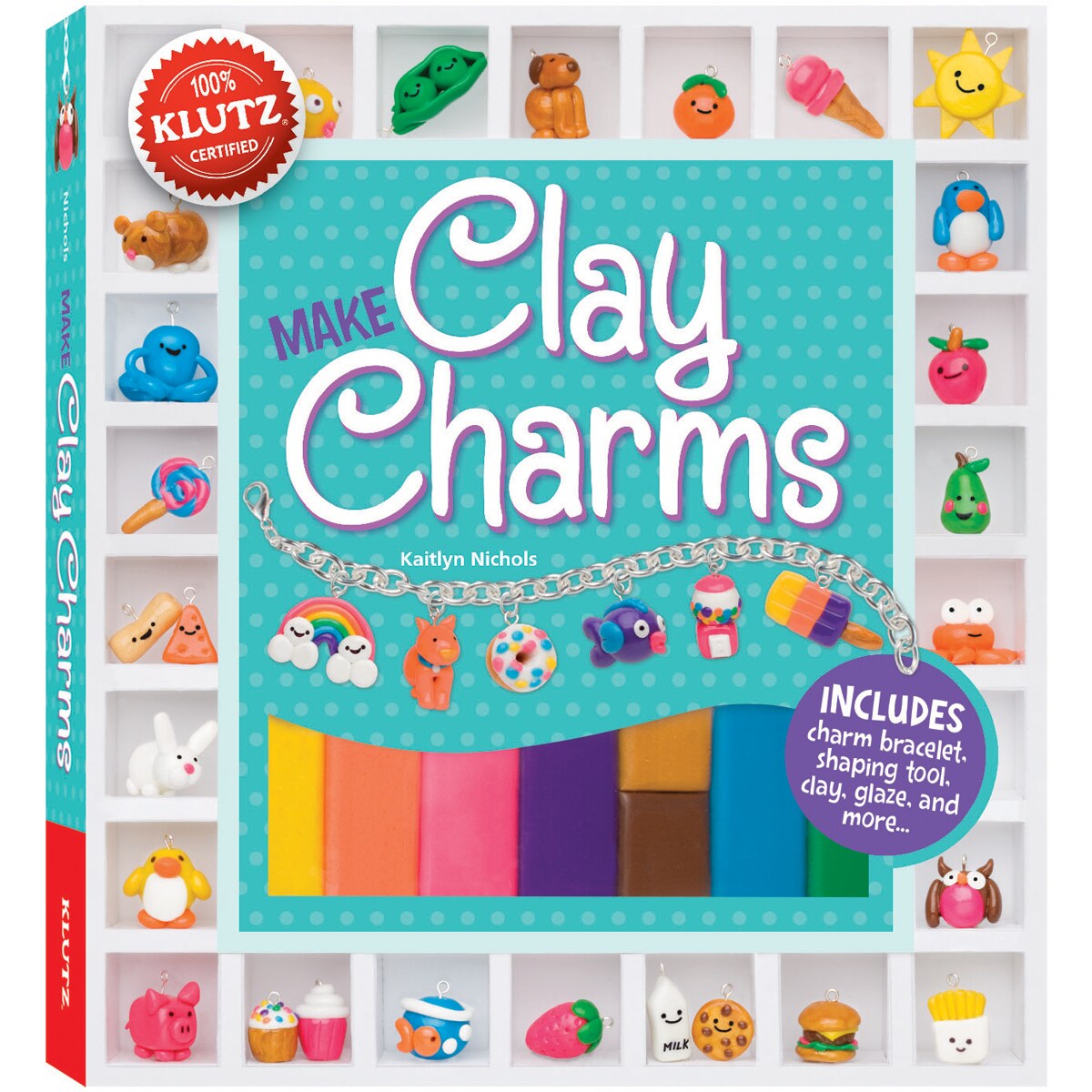 Klutz Make Clay Charms Book Kit-