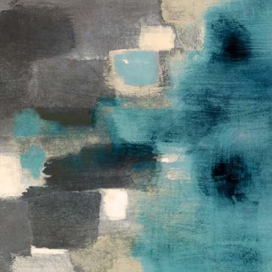 Blue Rain Square II Poster Print by Lanie Loreth - Item # VARPDX6524XX