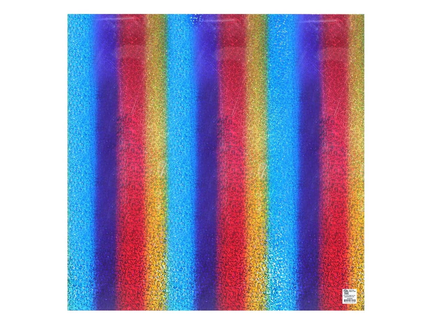 Pa Iron-On Vinyl 12 x 12 in. Sparkle Rainbow