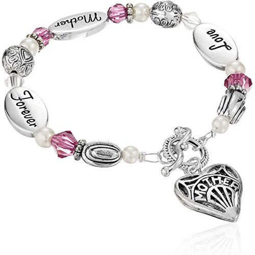 Expressively Yours Women&#x27;s Love, Mother, Forever Bracelet