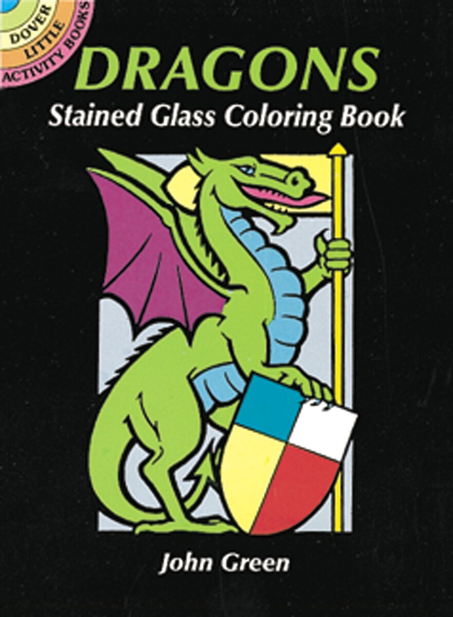 Dragons Stained Glass Coloring Book Michaels