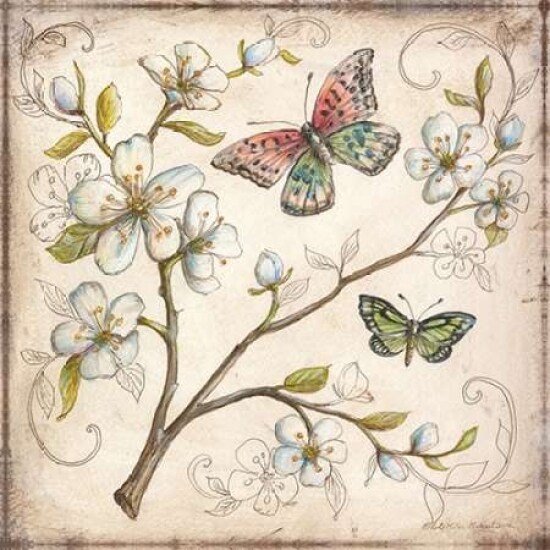 Le Jardin Butterfly III Poster Print by Kate McRostie - Item # VARPDXMCR120