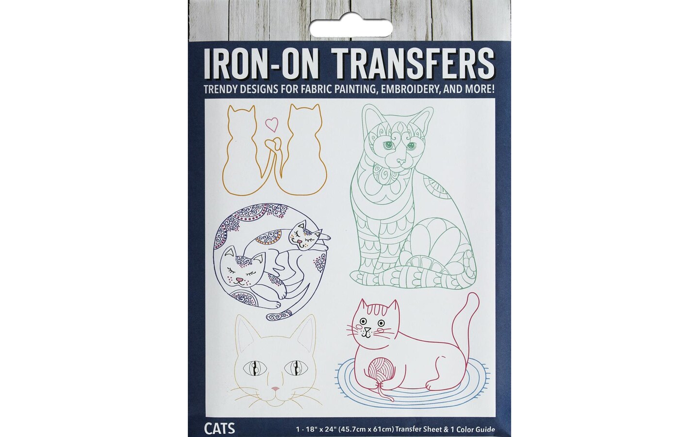Leisure Arts IronOn Transfer Cats Michaels