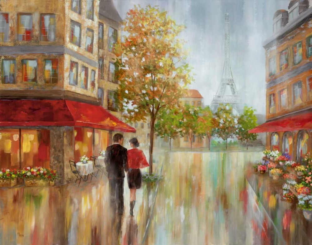 Romantic Promenade II Poster Print by Nan - Item # VARPDX15238