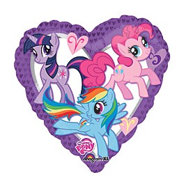 My Little Pony Heart Foil Balloon