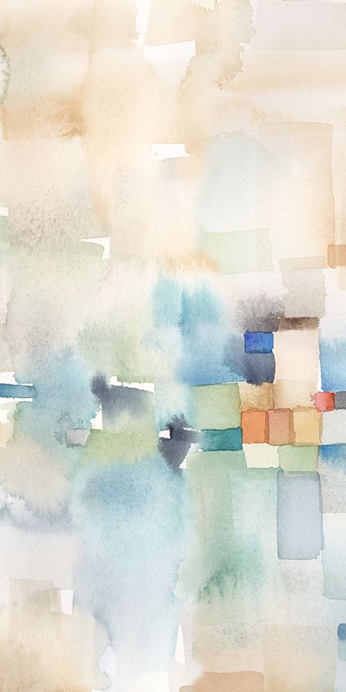 Teal Abstract Panel I Poster Print by Cynthia Coulter - Item # VARPDXRB12242CC