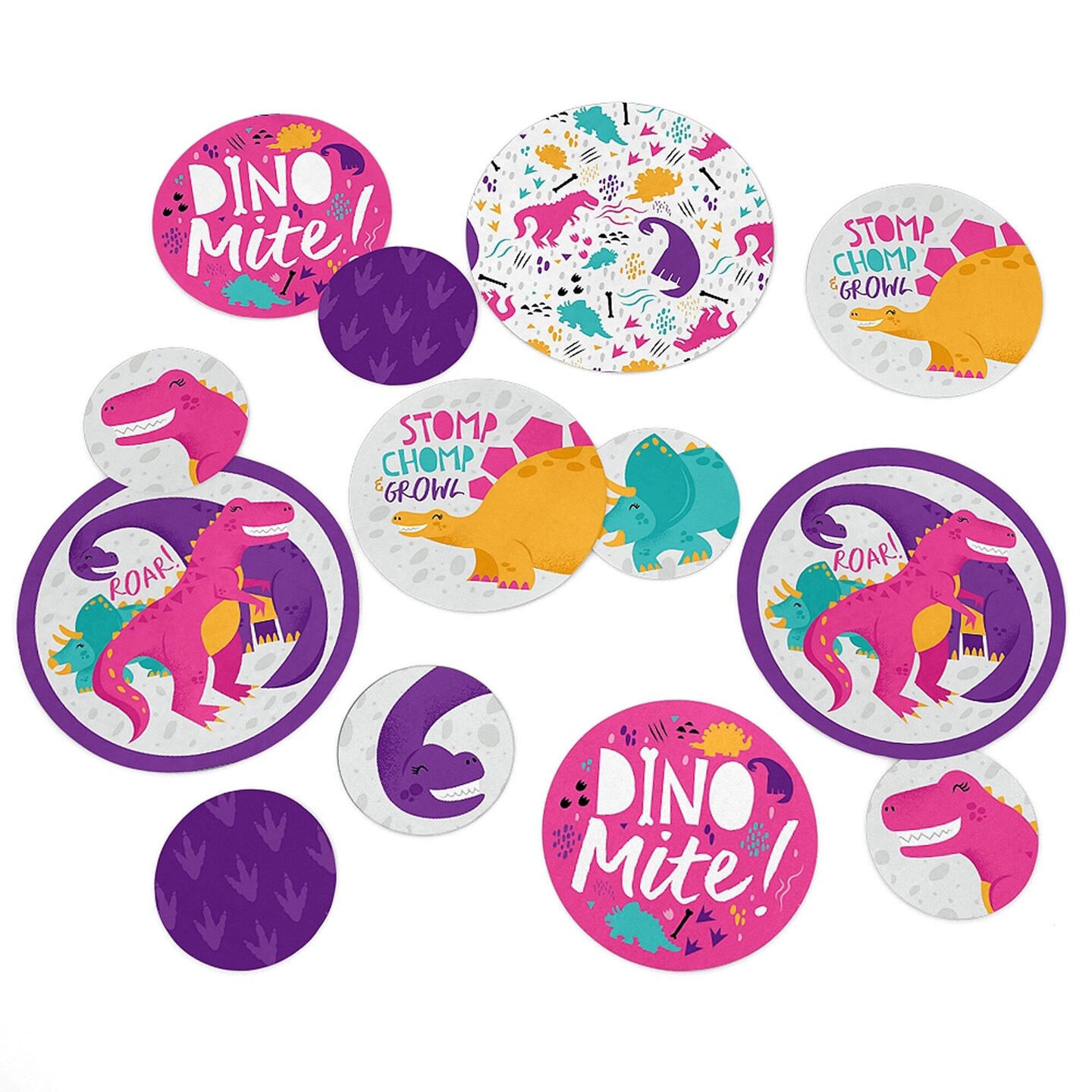 ROAR! Baby 2-Piece Multicolor Dinosaur Set