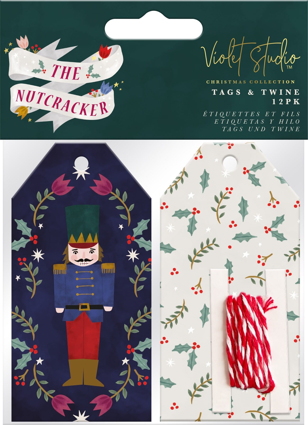Violet Studio Tags & Twine 12/PkgThe Nutcracker Michaels