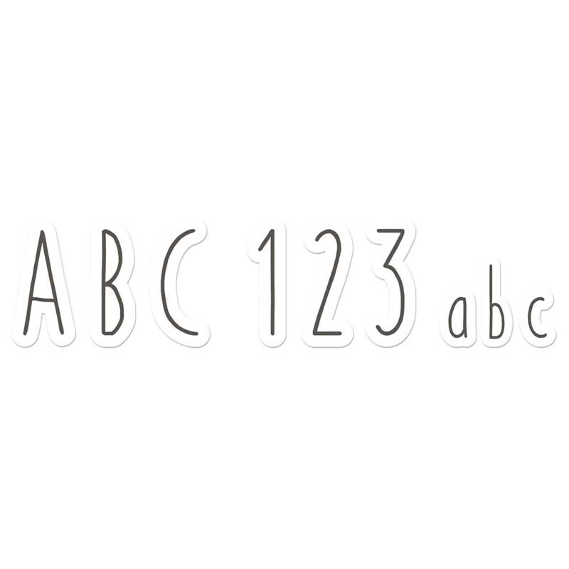 A Close-Knit Class Simple Print Deco Letters, 246 Pieces | Michaels