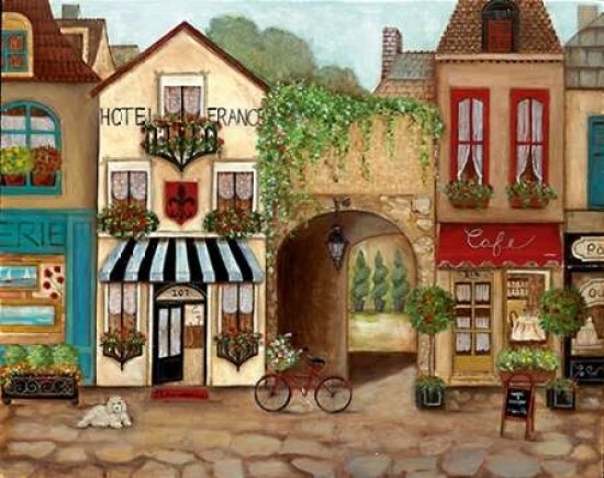 French Hotel Poster Print by Tava Studios - Item # VARPDX14040