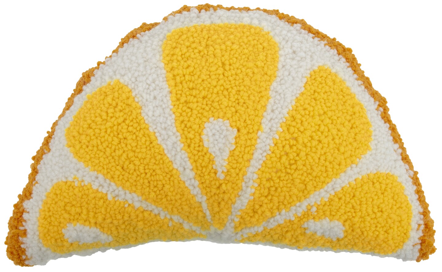 Fabric Editions Needle Creations Punch Needle Pillow Kit-Lemon