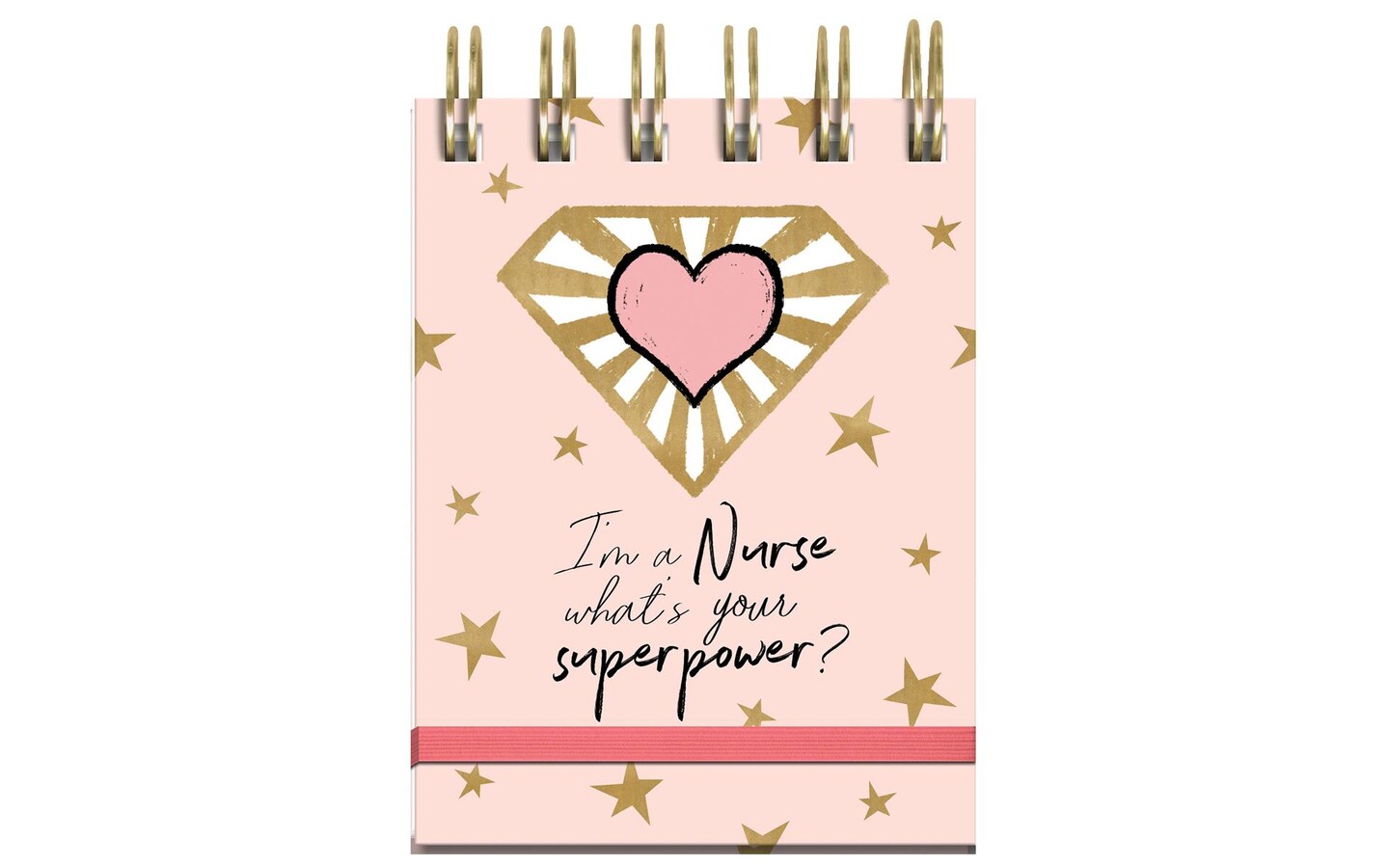 Lady Jayne Spiral Note Pad SuperHero Nurse Foil Michaels