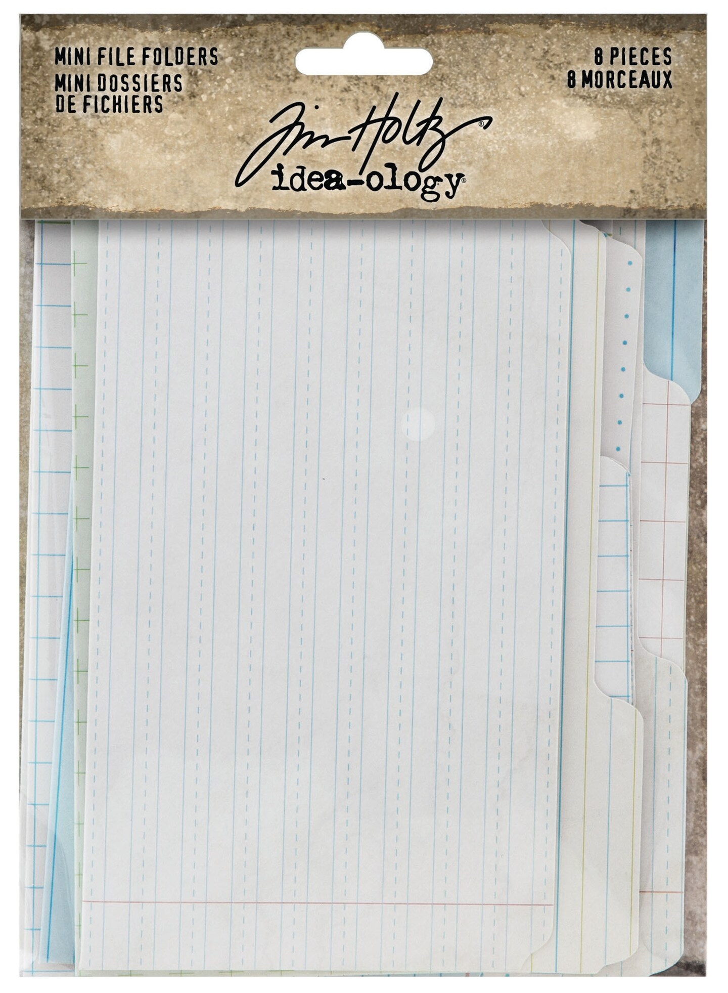 Idea-Ology Mini File Folders 8/Pkg-
