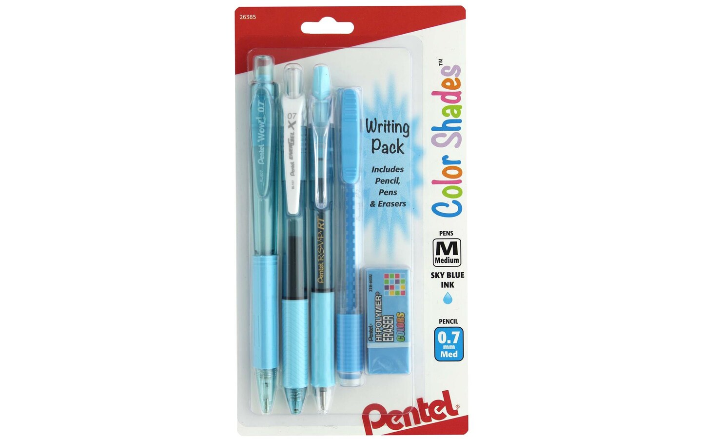 Pentel Blue Fast Drying Gel Pen Set