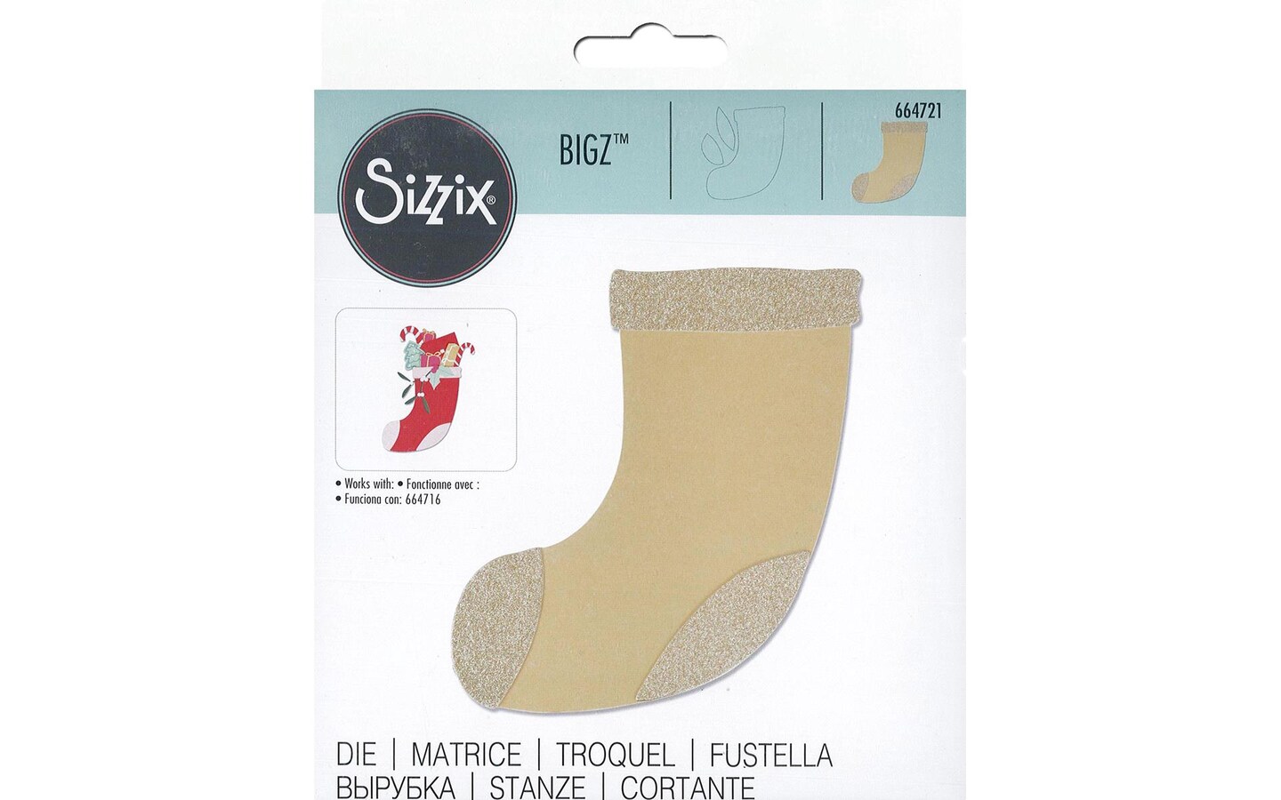 Sizzix Bigz Die Fireplace Stocking Michaels