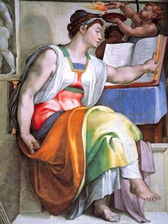 The Erythraean Sibyl Poster Print by Michelangelo - Item # VARPDX373592