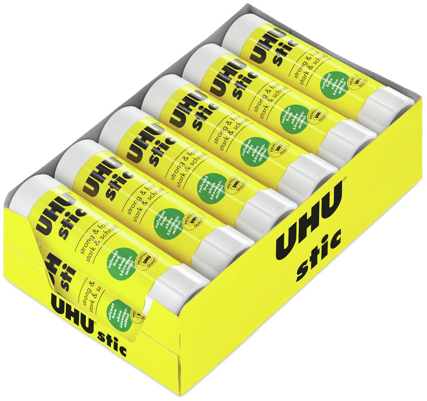 UHU Stic White Glue Stick Display 12pcs-1.41oz