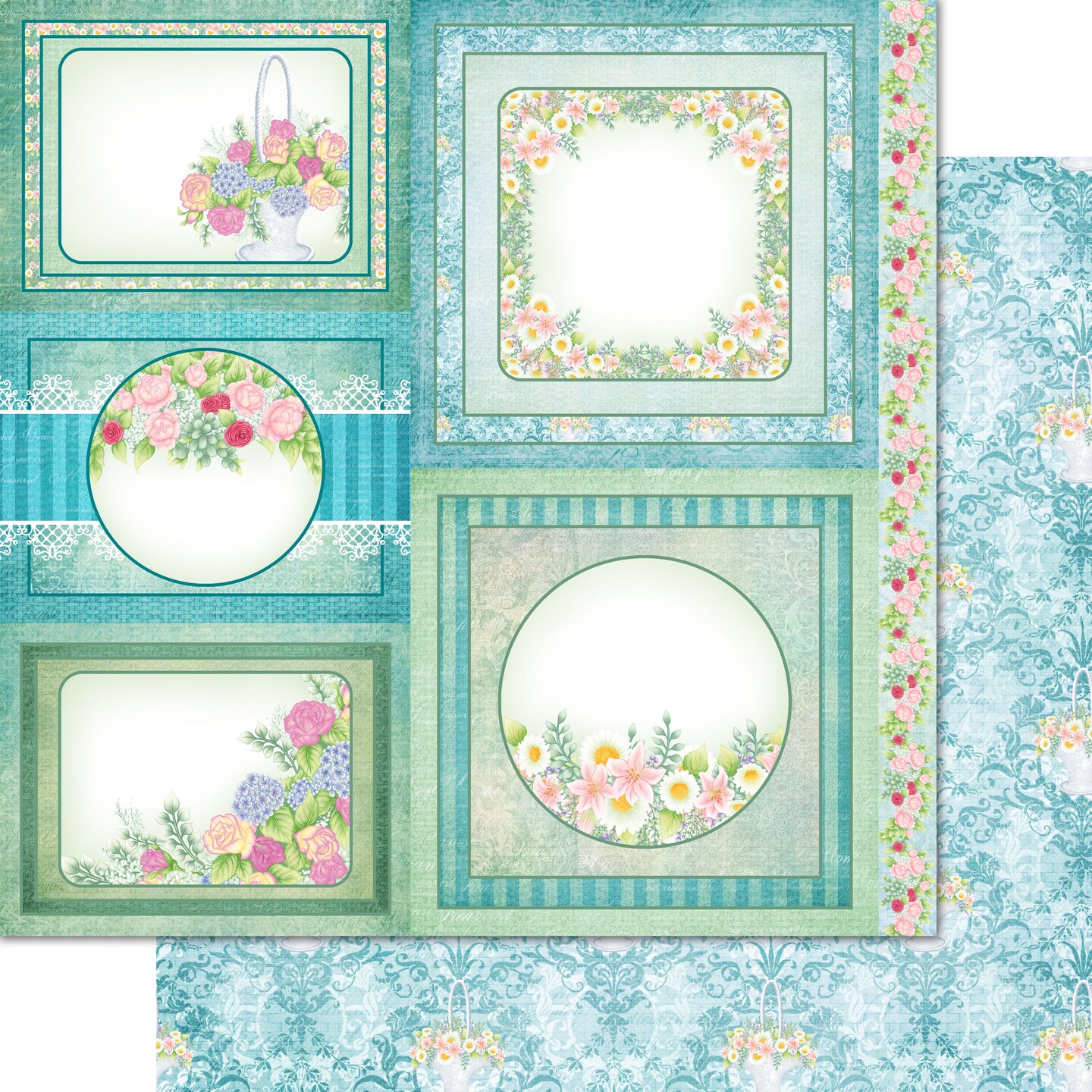 Heartfelt Creations DoubleSided Paper Pad 12"X12" 24/Pkg Paper