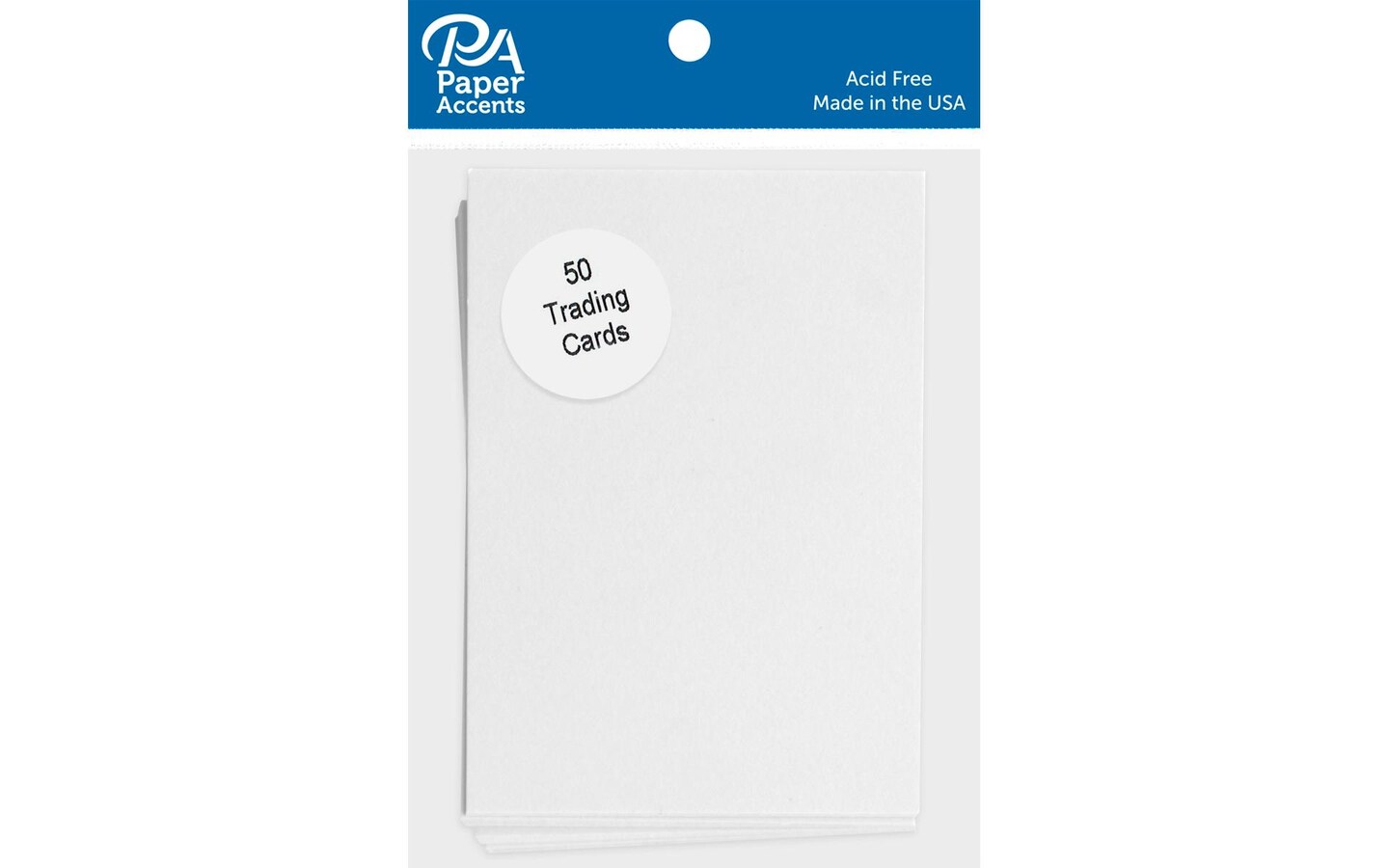 Trading Cards 2.5x3.5 100lb White 25pc Michaels