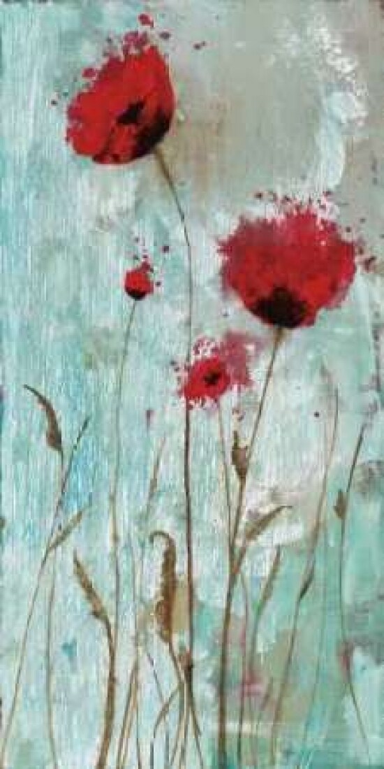 Splash Poppies II Poster Print by Catherine Brink - Item # VARPDX16213