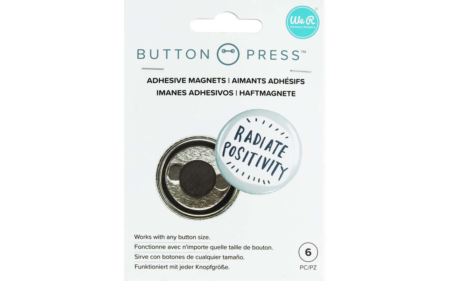 We R Memory Button Press Magnet Back