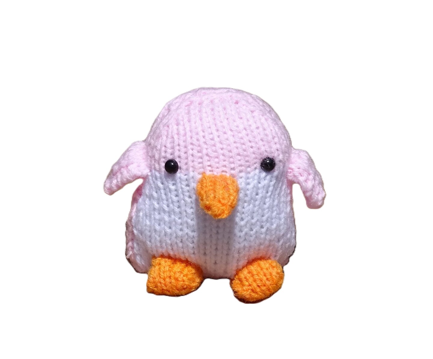 Knitted Penguin, Baby Shower Gift, Pink Toy, Soft Toy, Pink Penguin, Stuffed Small Animal, Ready to Ship product 4
