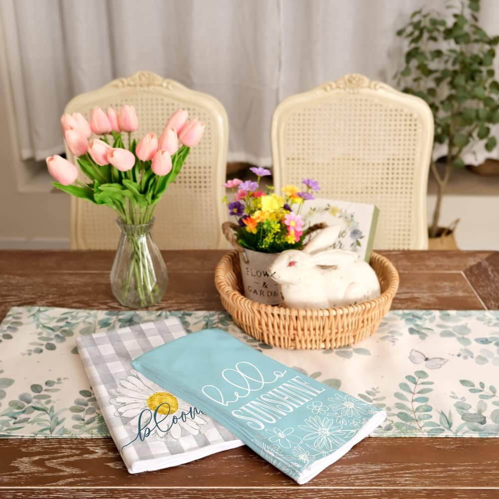 Spring Summer Absorbent Kitchen Towels for Kitchen & Bathroom