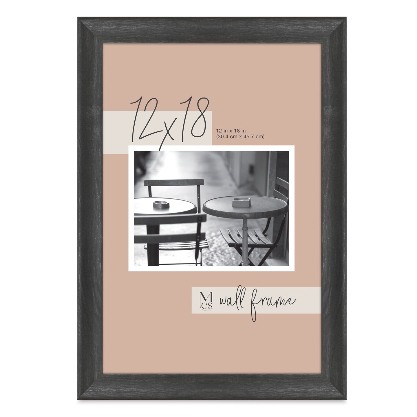 MCS Classic Edge Frame - 12&#x22; x 18&#x22;, Black