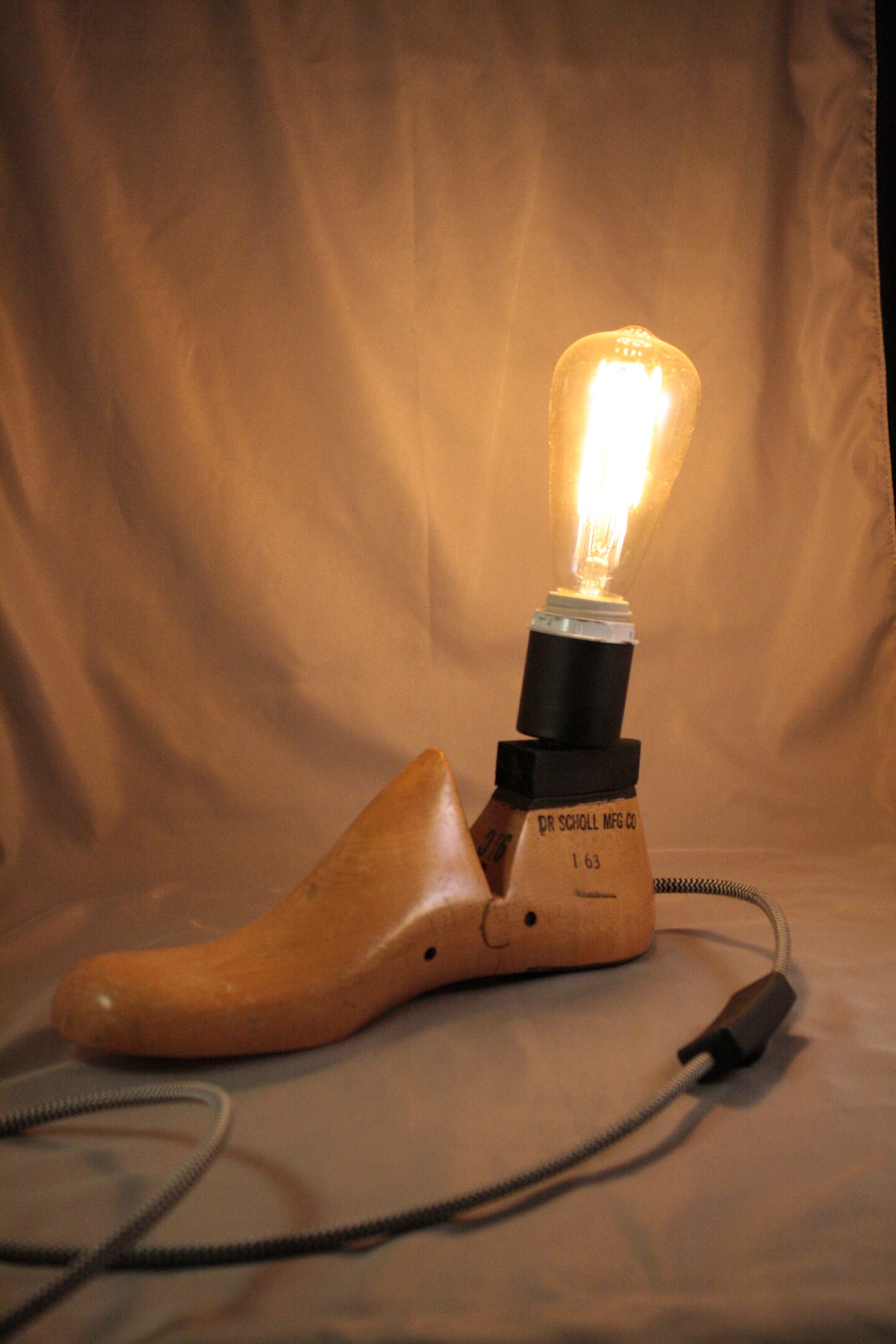 Orders Handmade shoe last Lamp