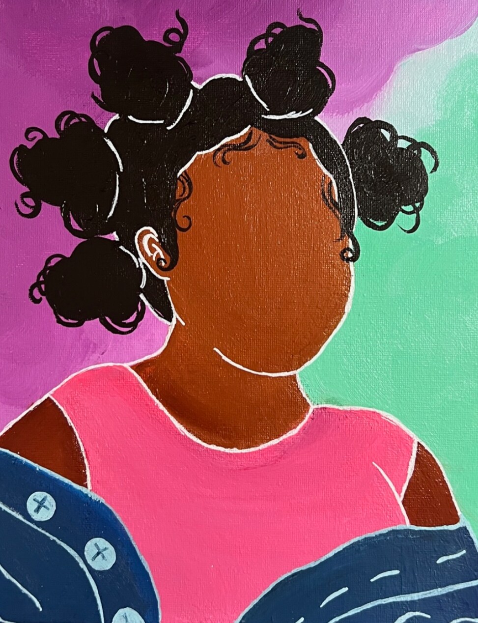 Dear Little Black Girl Painting MakerPlace by Michaels