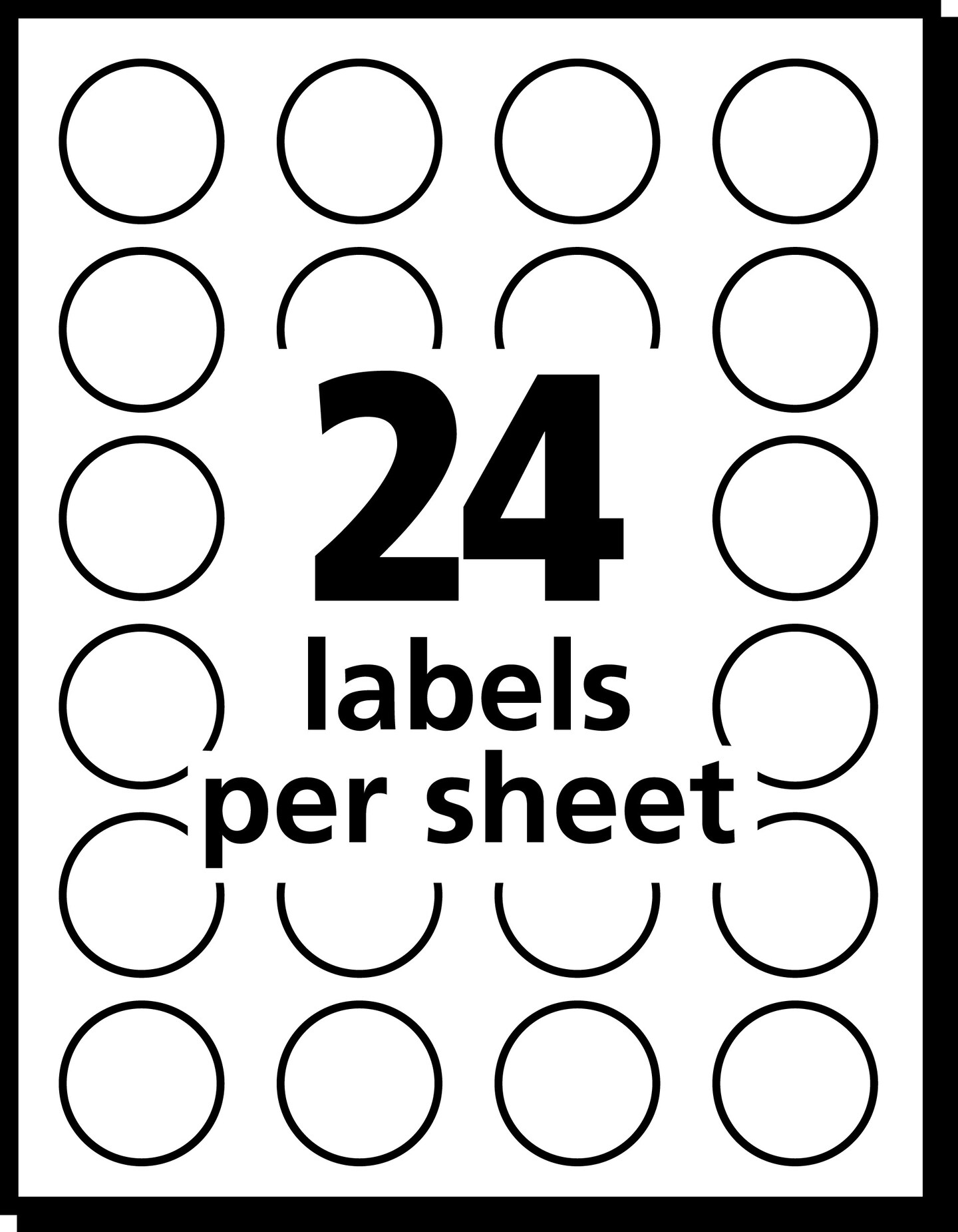 Avery Printable Color-Coding Labels, Removable Adhesive, 3/4" Round, Assorted, 1,008 Labels (5472)