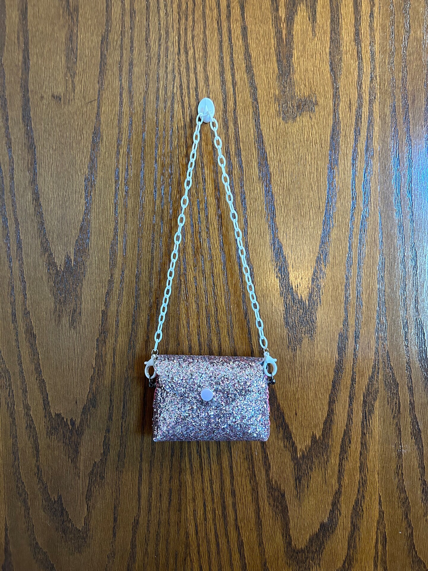 Buy Tooba Handicraft Dark Pink Glitter Women Designer Clutch Bag With Chain  Strap Online at Best Prices in India - JioMart.
