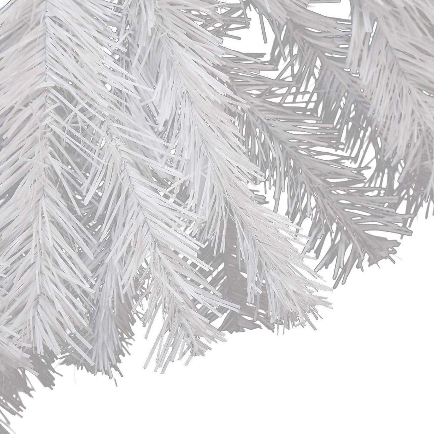 6 FT Premium Spruce Artificial Christmas Tree with Metal Stand - White