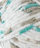 Bernat Baby Blanket Yarn - Big Ball (10.5 oz) - 2 Pack (Seafoam Print)