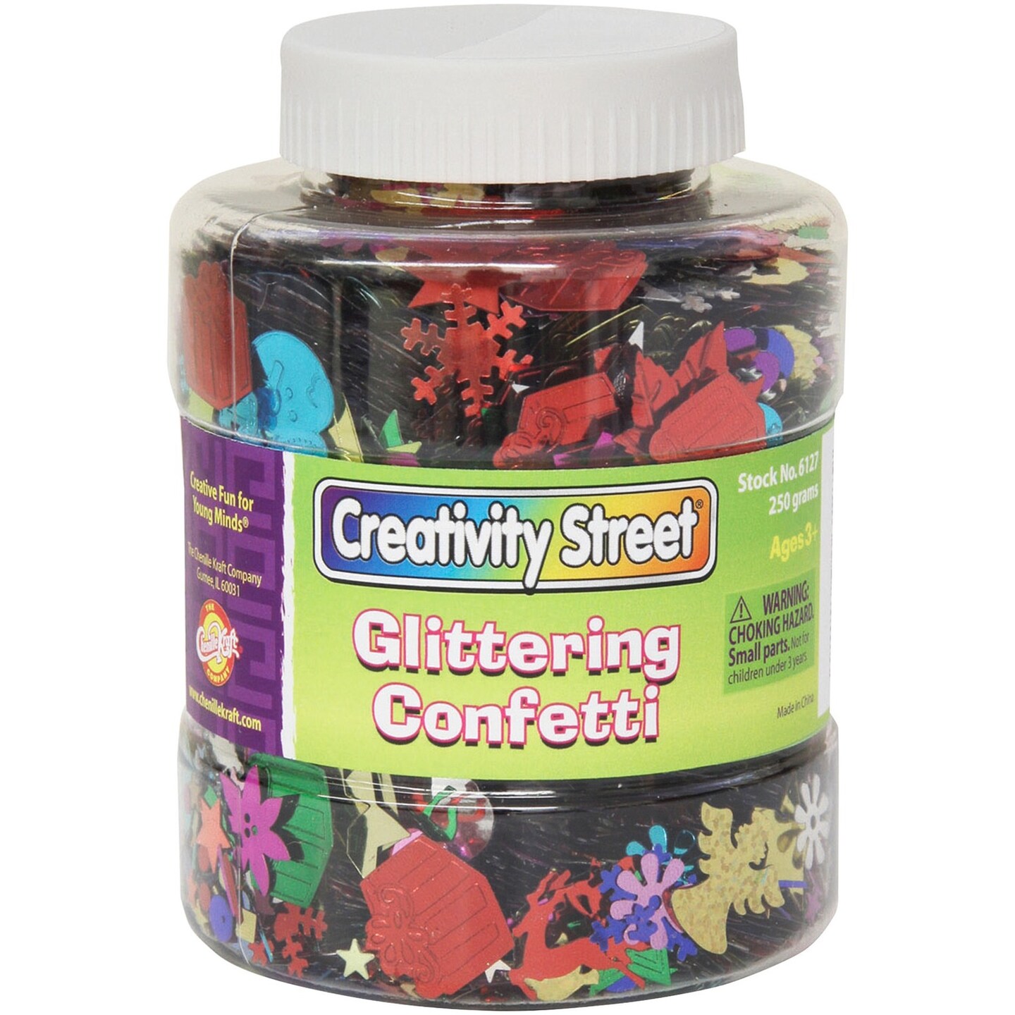 Pacon Glittering Confetti, 8.8oz., Assorted