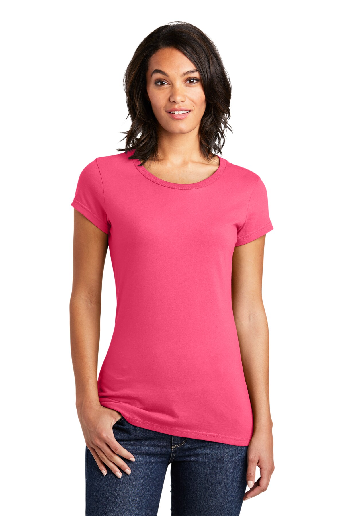 District&#xAE; Women&#x27;s Fitted Crew Neck T-Shirt