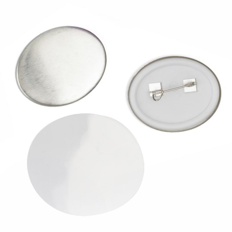 Oval Button Pin Back Refill Pack - Button Press