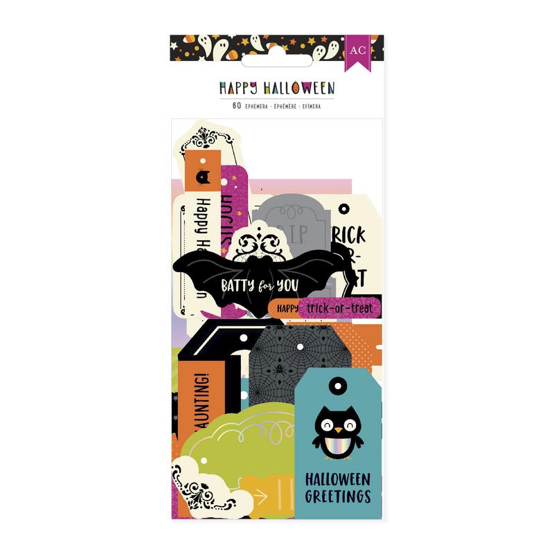 Happy Halloween Journaling Ephemera - American Crafts