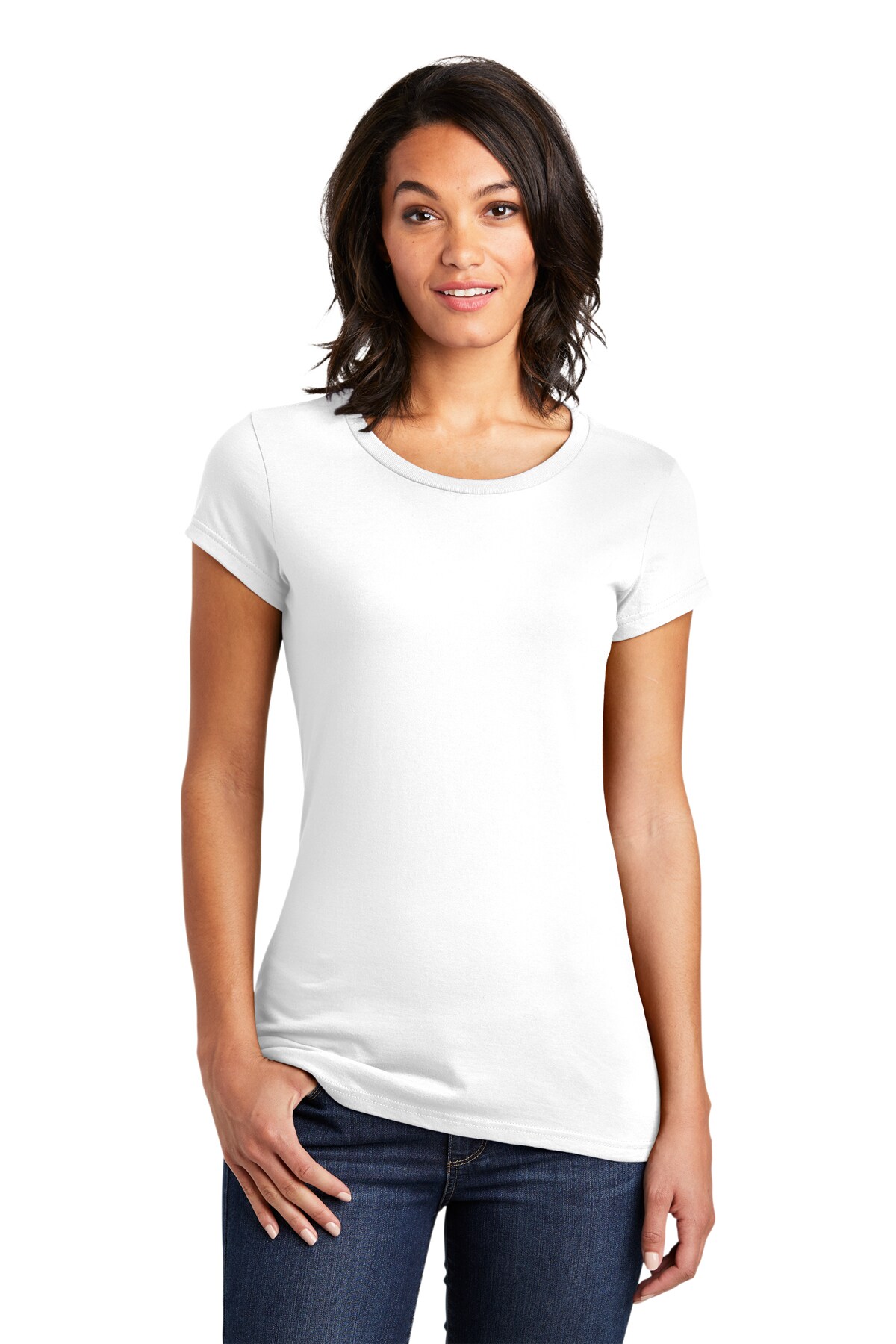 District&#xAE; Women&#x27;s Fitted Crew Neck T-Shirt