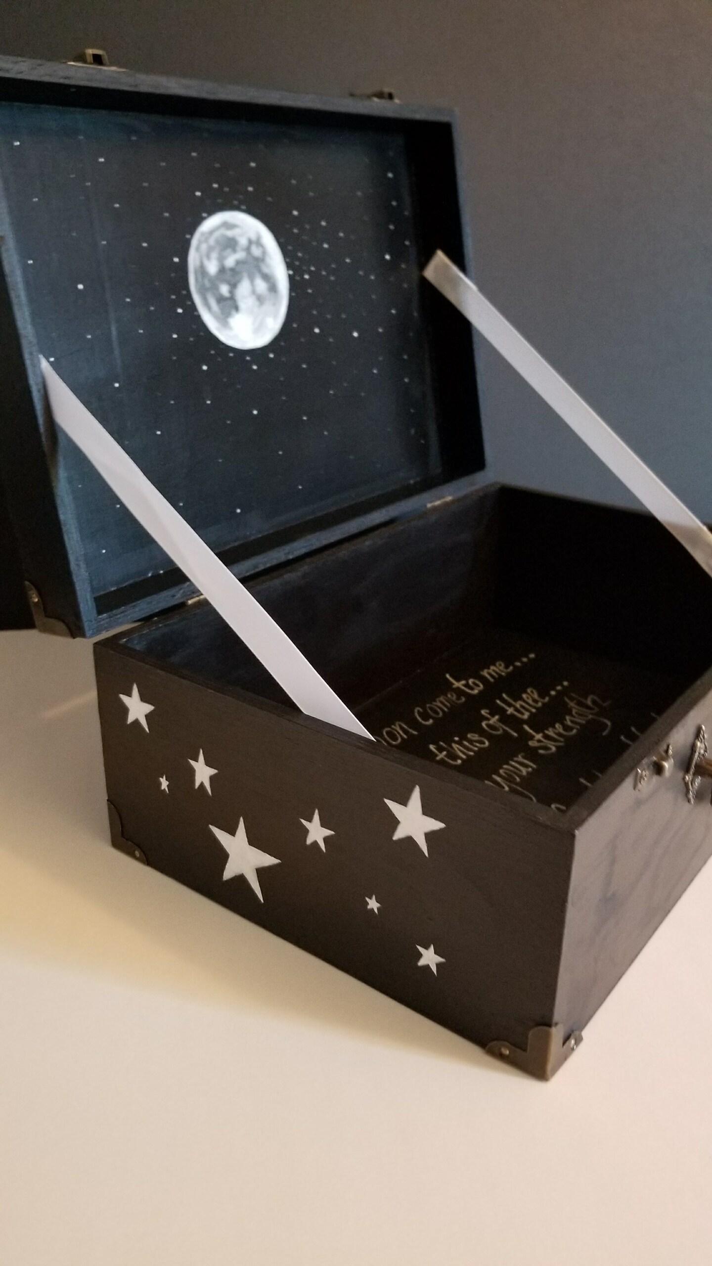 Nocturnal Witch Altar Keepsake Storage Box -Made to Order