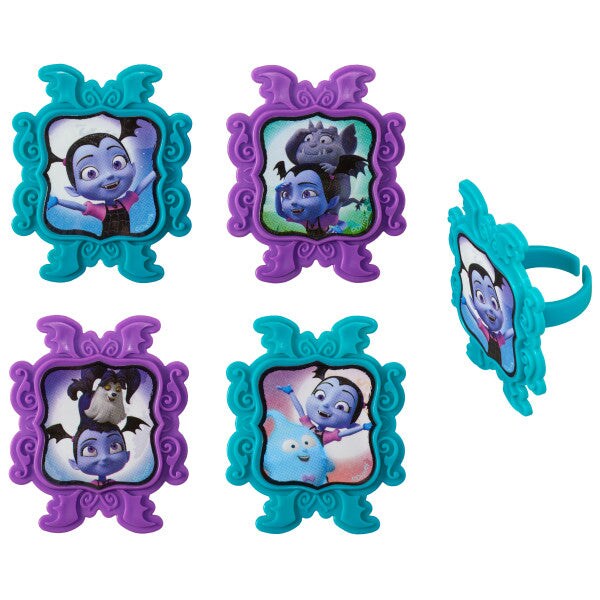 Vampirina Sweetly Vee Cupcake Rings, 12ct