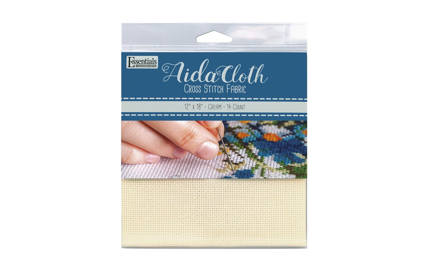 EBL Aida Cloth 14ct 12x18&#x22; Cream