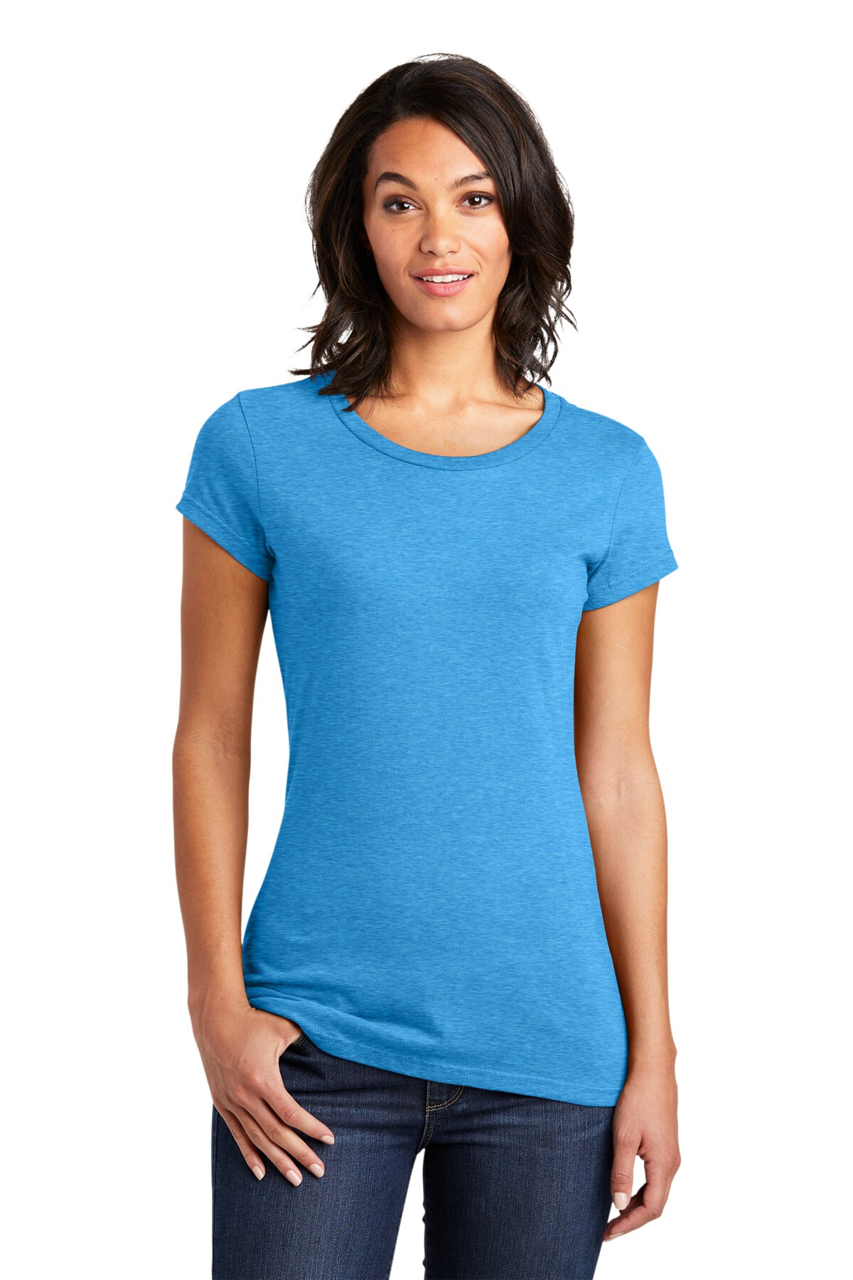 District&#xAE; Women&#x27;s Fitted Crew Neck Short Sleeve T-Shirt