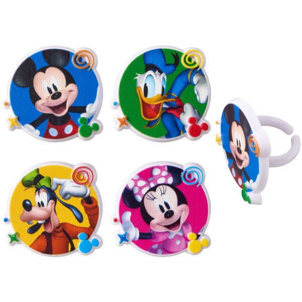 Mickey Mouse Funhouse Best Pals Around Cupcake Rings, 12ct