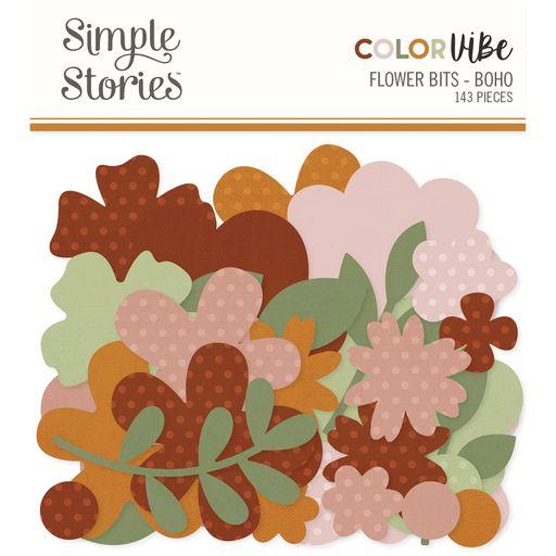 Boho Color Vibe Flowers Bits &#x26; Pieces - Simple Stories