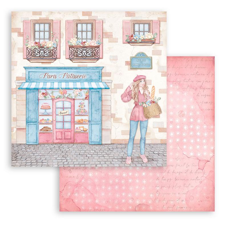 Patisserie Paper - Create Happiness Oh La La - Stamperia