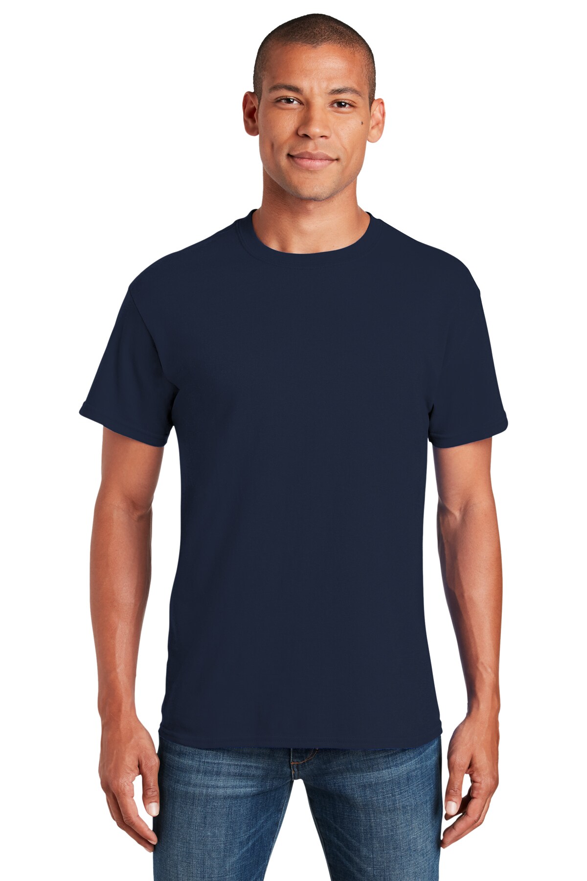 Gildan Crewneck Heavy Cotton Short Sleeve T-Shirt 5.3 oz 100% Cotton Classic Unisex Fit Everyday Blank Tee for Custom Printing