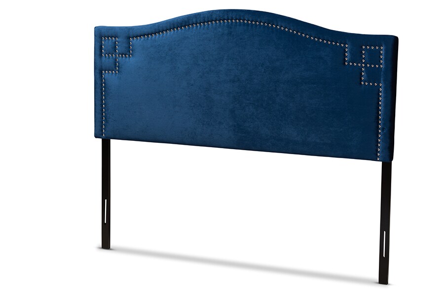 Baxton Studio Aubrey Modern and Contemporary Royal Blue Velvet