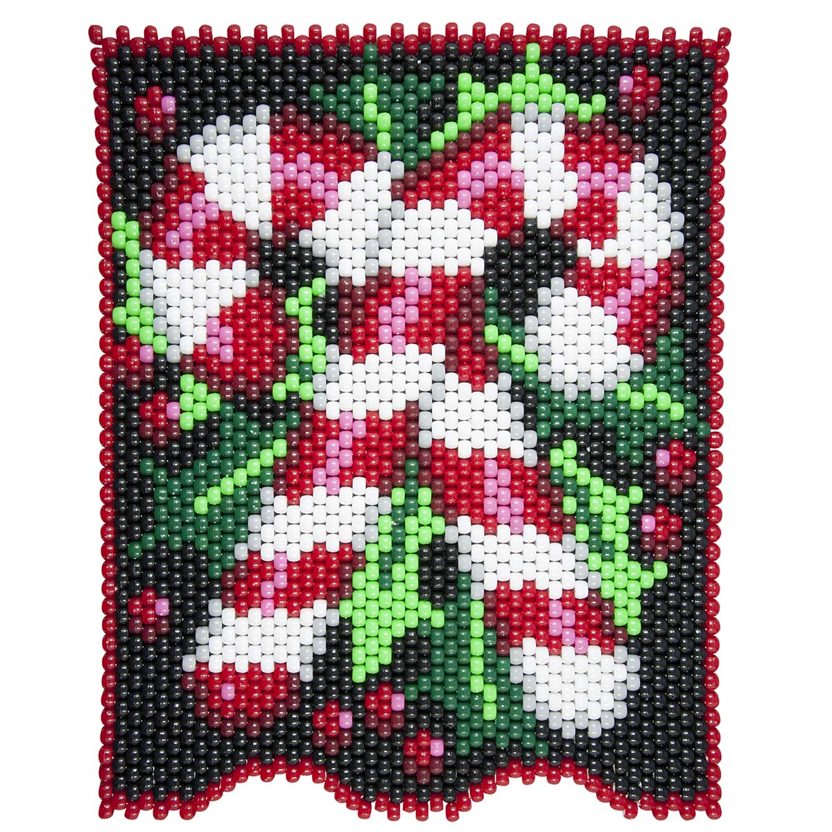 Herrschners Candy Cane Delight Pony Bead Kit