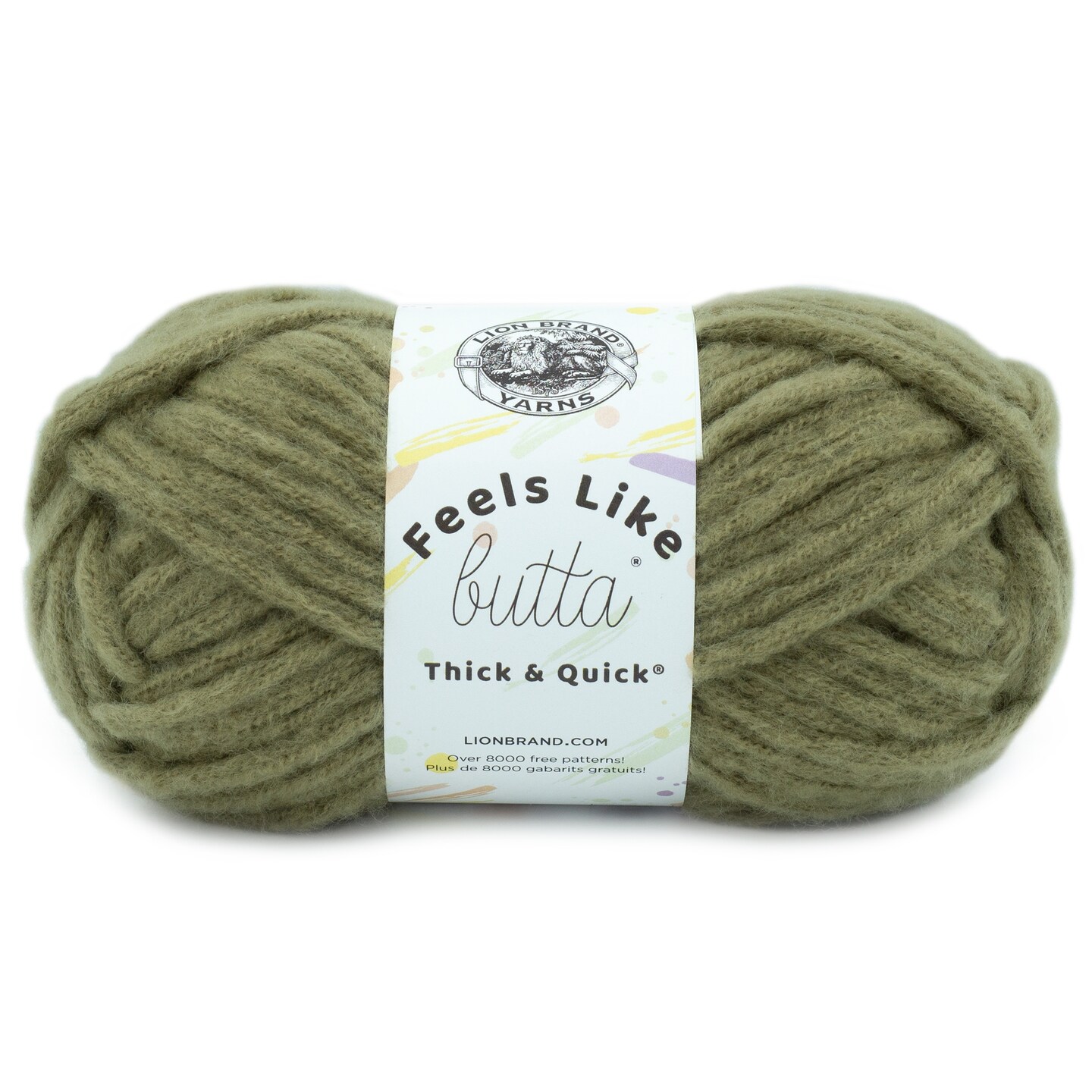 Lion Brand Feels Like Butta Thick & Quick Yarn-Olive | Michaels